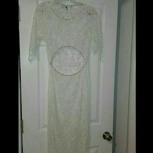 White Lace Dress Small